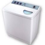 Toshiba washing machine half automatic 10 kg in white color with two motors and pump VH-1000P