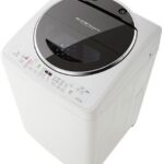 غسالة توشيبا الأوتوماتيكية العلوية سعة 13 كجم بمحرك عاكس sdd باللون الفضي aew-dc1300sup (ss)