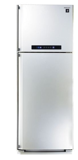 18 أبيض رقمي SHARP Refrigerator Digital No Frost 450 Liter, 2 Doors In White Color With Plasmacluster SJ-PC58A(W) - الصورة 1
