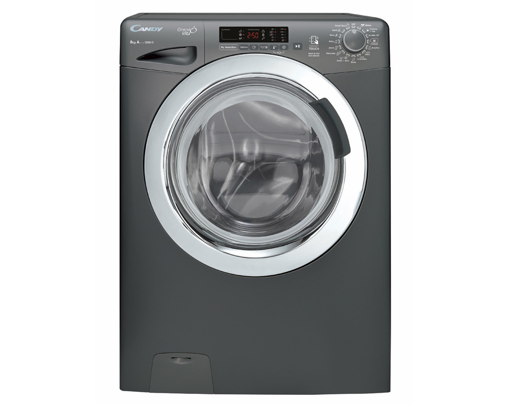 8 CAN CANDY Washing Machine Fully Automatic 8 Kg in Silver Color GVS128DC3R-EGY - Image 1