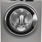 غسالة اريستون RPG 9447 SX EX رقمية تحميل أمامي، 9 كجم، فضي