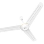 TORNADO Ceiling Fan 56 Inch With 3 Metal Blades and 5 Speeds In White Color TCF56WW