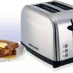 بلاك اند ديكر 2 شريحة محمصة توستر بخاصية اللمس البارد، فضي - Et222-B5، مادة الفولاذ المقاوم للصدأ