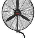 Fresh Wall Fan Without Remote Control, 30 Inch - Black