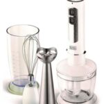 Black + Decker Hand Blender Set, 400 Watt, White - SB4000