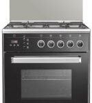 LA GERMANIA Freestanding Cooker 60 x 60 cm 4 Gas Burners In Stainless x Black Color 6M80G4A1X4AWW