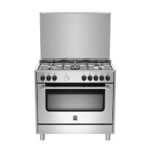 LA GERMANIA Freestanding Cooker 90 x 60 cm 5 Gas Burners In Stainless Steel Color AMS95C31CX/1