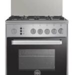 طباخ قائم بذاته من لا جيرمانيا 60 × 60 سم 4 شعلات غاز بلون أسود 6M80GRB1X4AWW