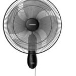 TORNADO Wall Fan 18 Inch With 4 Plastic Blades and 3 Speeds In Black Color TWF-18