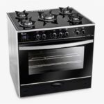 طباخ الغاز يونيون اير C6080GS-AC-383-IDH-S i-Chef طباخ الغاز مع مروحة - 5 شعلات