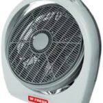 مروحة صندوقية دائرية متحركة من فريش، 14 بوصة - رمادي