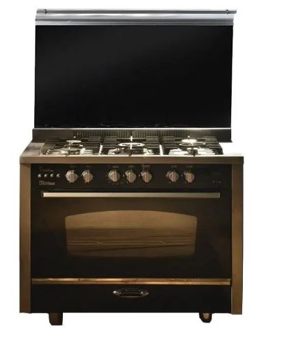 unplatinum I-Cook i-Cook Gas Cooker, 5 Burners, Stainless Steel, 90 cm C6090SS-2GC-511-IDF-U-T - Image 1
