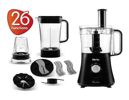 wwq Mienta - Black Food processor phantom - FP141022B - 800W - الصورة 1